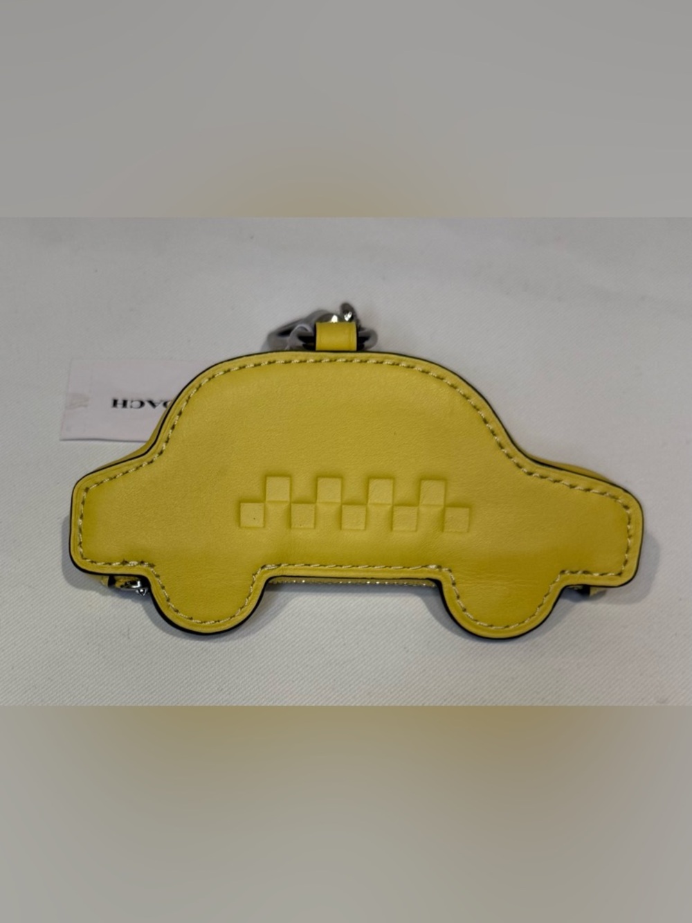 Coach Yellow Taxi Coin Purse Bag Charm Purse sold Separately CDB16